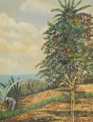 Lot 100 - Mary D Smith (20thC). Far Eastern landscape,...