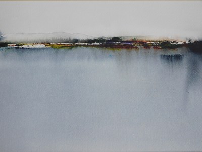 Lot 752 - Krystyna Wojcik (20thC). Distant Snow II,...