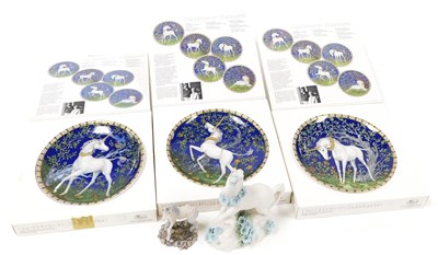 Lot 555 - Three Hutschenreuther collector's plates...