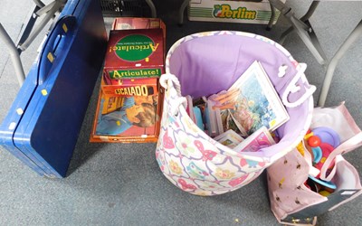 Lot 2095 - Toys and games, DVDs to include Barbie, games...