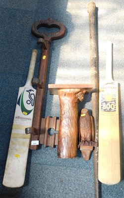 Lot 2097 - A group of wooden items, including a...