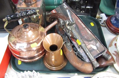 Lot 2064 - Brassware and other metalwares, including...