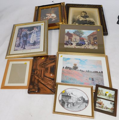 Lot 2103 - Pictures and prints, including landscapes.