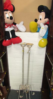Lot 2122 - Two large stuffed soft toys, in the form of...