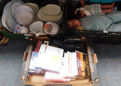 Lot 2087 - A group of items, including books, audio,...