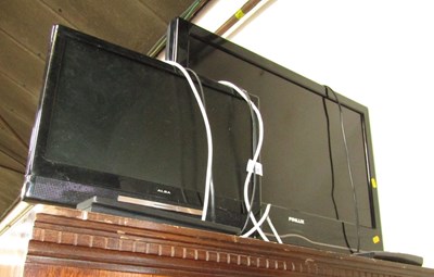 Lot 2135 - A Finlux flat screen television, and a smaller...