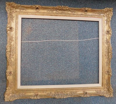 Lot 2090 - A gilt gesso picture frame.