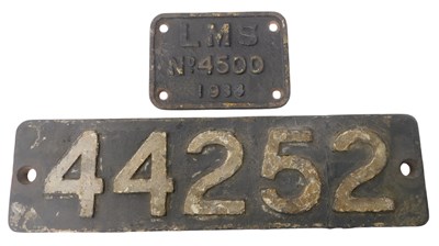 Lot 491 - A cast iron tender plate for the London...