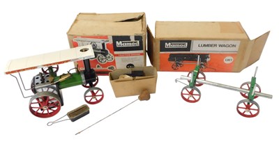 Lot 448 - A Mamod traction engine, TE1, together with a...