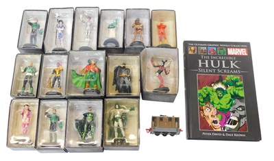 Lot 468 - A group of DC Comics lead figures, to include...