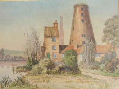 Lot 105 - Karl Wood (1888-1958). Mill on the Floss,...