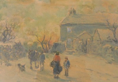 Lot 578 - William Manners (1860-1930). Farmhouse and...