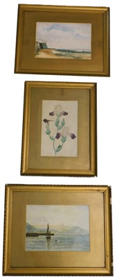 Lot 117 - F J Sharpe (19thC/20th). Coastal scenes,...