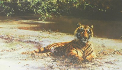 Lot 121 - David Shepherd (1931-2017). Indian Siesta,...