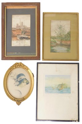 Lot 118 - A Sharpe (19thC/20thC). Lincoln Cathedral from...