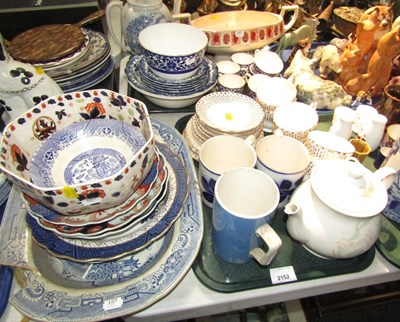 Lot 2152 - Ceramics, including an Arthur Wood planter,...