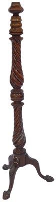 Lot 586 - A Victorian mahogany stand, with part twisted...