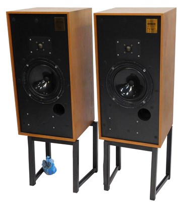 Lot 540 - A pair of Harbeth Acoustics teak cased...