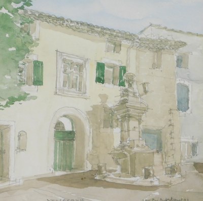 Lot 148 - Rex Critchlow. The Fountain, Venasque,...