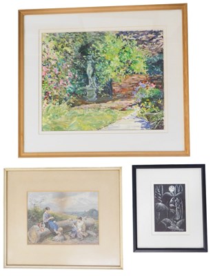 Lot 155 - Dorothy Burke (20thC). Garden statue,...