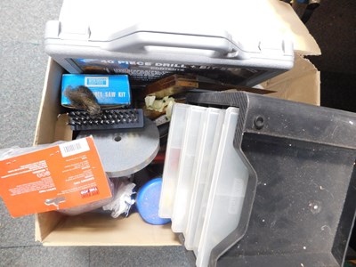 Lot 2186 - Drill bits and tools, hand tools and...