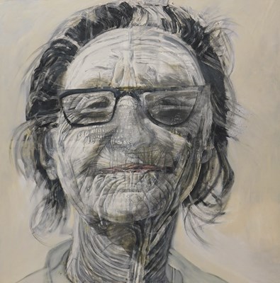 Lot 158 - Jack Crabtree (b.1938). Flo Whale 2, oil on...