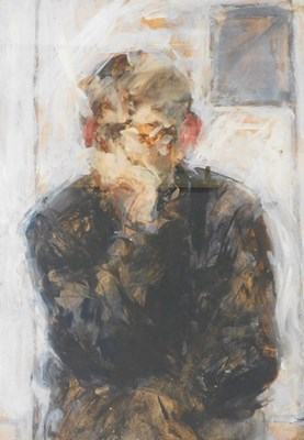 Lot 173 - 20thC British School. Thoughtful pose, oil on...
