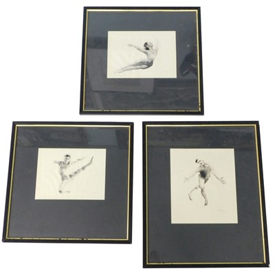 Lot 179 - B Marsh (?) (20thC). Dancer, watercolour,...