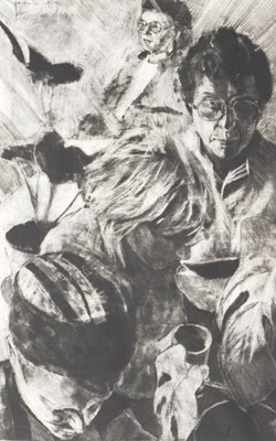 Lot 575 - Sam Alexander (20thC). Untitled, artist signed...