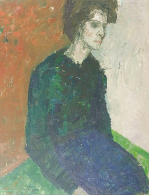 Lot 197 - W S Taylor (1920-2010). Portrait of R.W, oil...