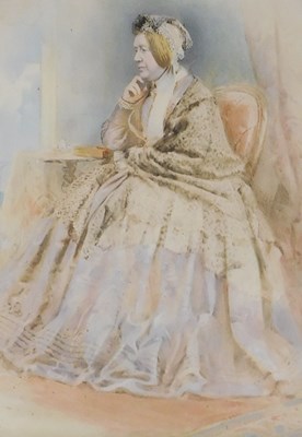 Lot 40 - C. Dickinson. Portrait of Anne Otway-Cave,...
