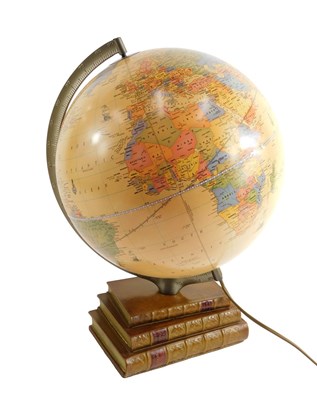 Lot 112 - A Crams Antique World globe, the electric...