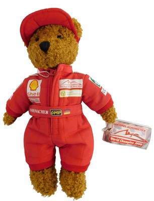 Lot 206 - A Michael Schumacher commemorative teddy, in...