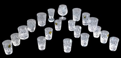 Lot 136 - Crystal wares, comprising a set of eight Webb...