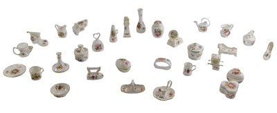 Lot 425 - Hammersley china floral miniatures, to include...