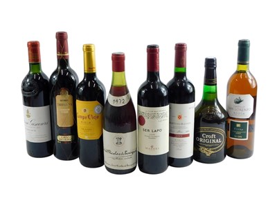 Lot 184 - Eight bottles of wine, comprising Castello San...
