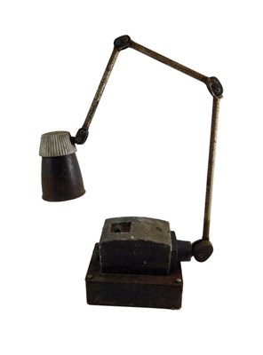 Lot 185 - A 20thC Anglepoise work light, mounted on...