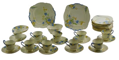 Lot 187 - A Paragon china Chinese Jasmin part tea set,...