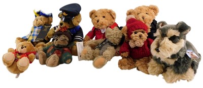 Lot 203 - Various teddy bears, comprising the RAF...