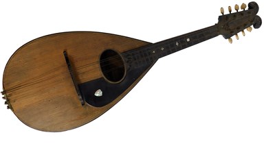 Lot 220 - A late 19th/early 20thC Neapolitan mandolin,...