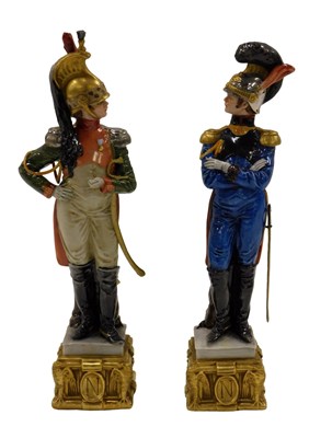 Lot 235 - Two Capodimonte porcelain figures, each of...