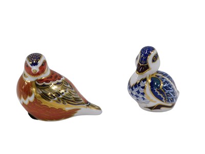 Lot 251 - A Royal Crown Derby Imari robin...