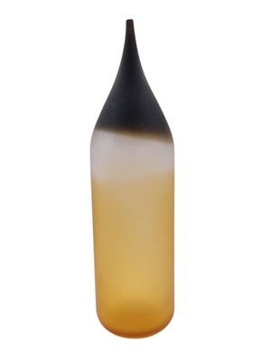 Lot 314 - A tall Murano glass bottle shaped vase, in...