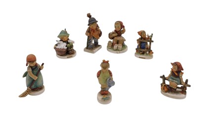 Lot 269 - Seven Goebel Hummel figures, to include...