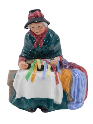 Lot 274 - A Royal Doulton porcelain figurine, Silks and...
