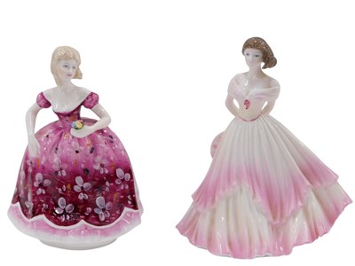 Lot 282 - A Coalport porcelain figurine, Rosemary, and...