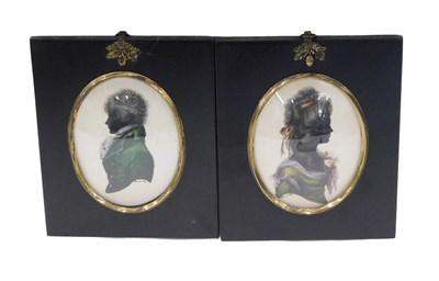 Lot 84 - Turville. A pair of portrait miniatures of...