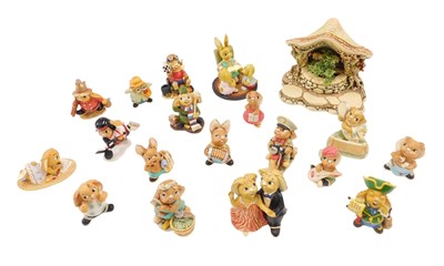 Lot 290 - A collection of Pendelfin rabbits, comprising...