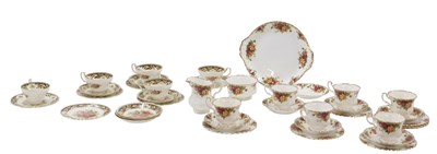 Lot 309 - Part teawares, comprising Royal Albert Old...
