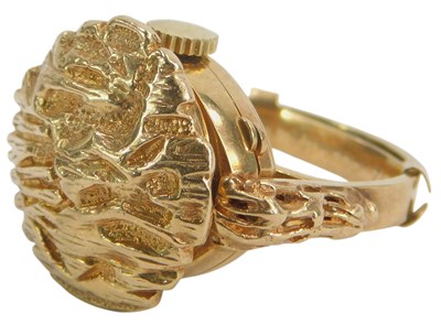 Lot 78 - A Rotary twenty-one jewel ring watch, with a...